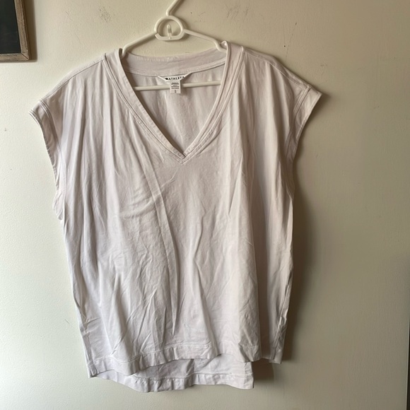 Athleta Tops - Athleta Avenue Tee, White, Size Large, GUC